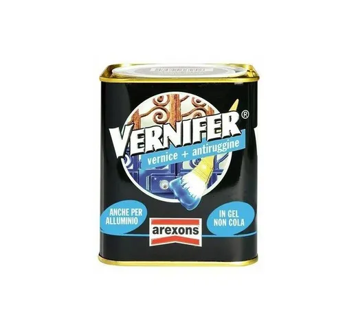 Vernifer lt 0,750 750 ml vernice antiruggine vari colori tinte smalto colore: 4875 grigio...