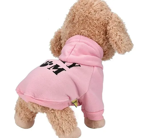 Vestiti per cani / gatti Cappotto invernale caldo con cappuccio - Vestiti eleganti per Ted...