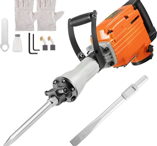 Vevor - Martello Demolitore Elettrico 1500W 65A Martello Demolitore con Impugnatura Ergono...