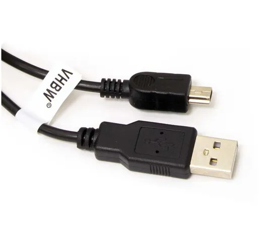 vhbw 100x Cavo Dati Mini USB compatibile con Garmin Nüvi 1240, 1340, 140, 1490, 150, 200,...