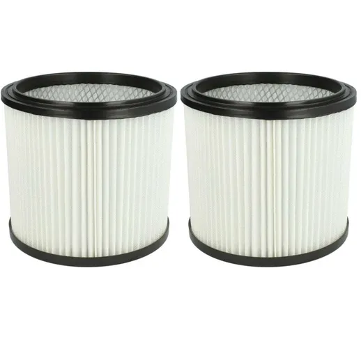 vhbw 2x filtro rotondo compatibile con Aqua Vac Gusty 30 / 50, Super 22, Industrial 30, In...