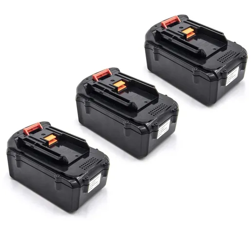 vhbw 3x batteria compatibile con Makita BUB360X, BUB360Z, BUC250, BUC250RDE, BUC250Z, BUH5...