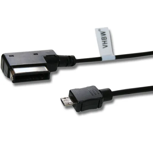 AMI cavo di collegamento per Micro-USB con sistema MMI compatibile con VW Bora, Caddy, Eos...