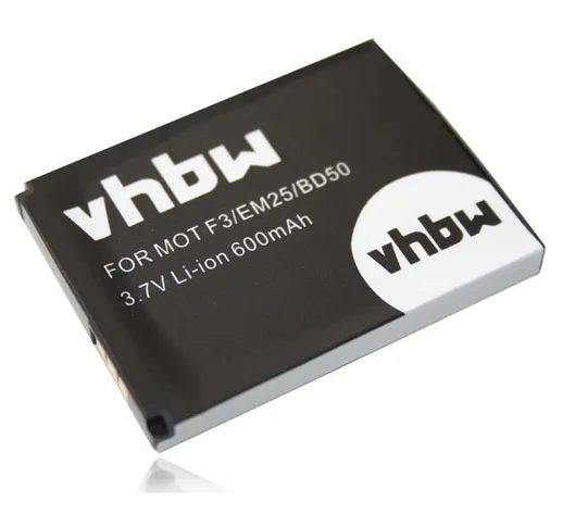 vhbw batteria compatibile con AVM Fritz!Fon C4, C5, EM25, EM325, M2, M325, MT-F telefono f...