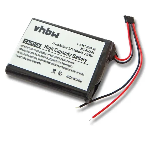 vhbw batteria compatibile con Garmin Edge 010-01626-02, 200, 205, 500, 520, Explore 820 na...