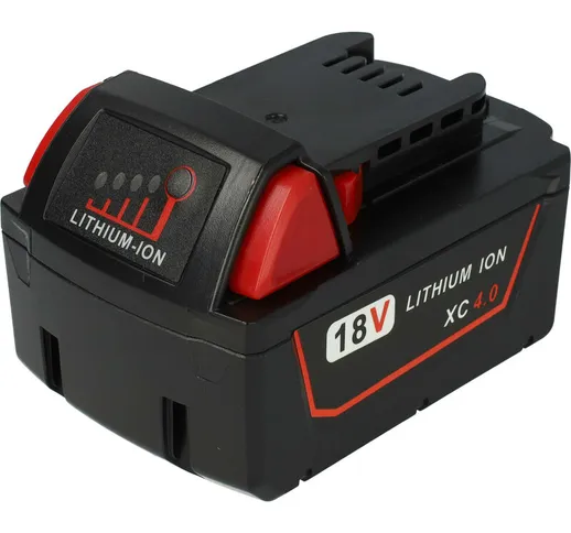 Batteria compatibile con Milwaukee 2620-20, 2620-21, 2620-22, 2625-20, 2625-21, 2625-21CT,...