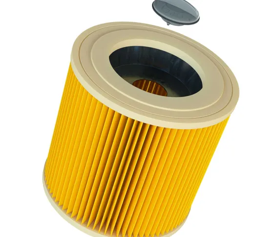 vhbw filtro cartucce per aspirapolvere aspiraliquidi Kärcher WD 3.300 M, WD 3.500 P, WD 3....