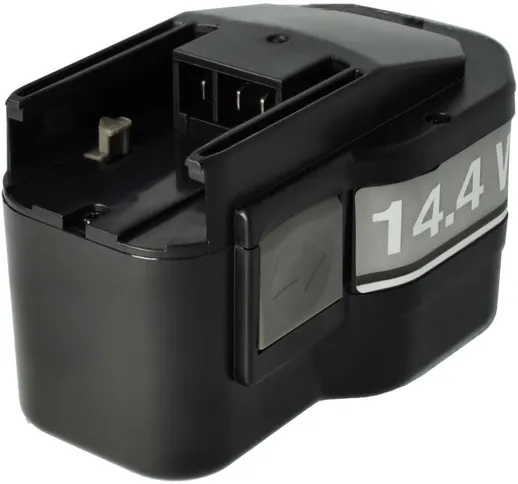 vhbw NiMH batteria 1500mAh (14.4V) per strumenti attrezzi utensili da lavoro Milwaukee 656...