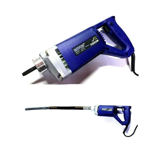 Trade Shop - Vibratore Elettrico Portatile Per Calcestruzzo Monofase 1050w 35mm Rcv-1050