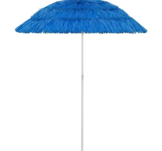 Vidaxl - Ombrellone da Spiaggia Blu 180 cm