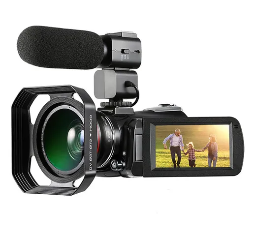 Videocamera digitale  AC3 4K WiFi Videocamera Registratore DV 24MP Zoom 30X Visione nottur...