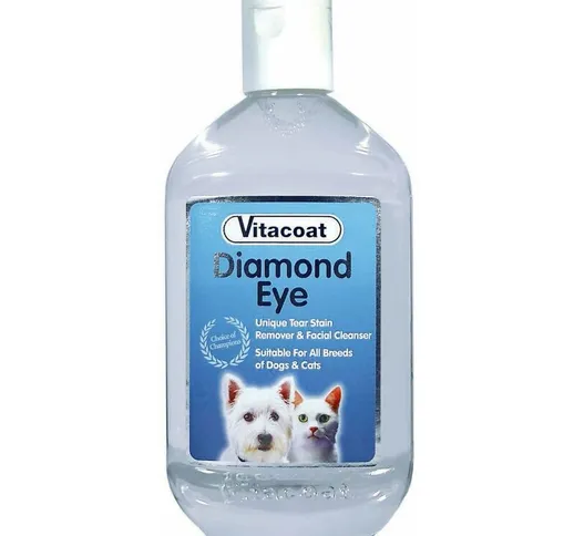 Record - Diamond Eye Vitacoat lozione per pulizia macchie intorno agli occhi di cani e gat...