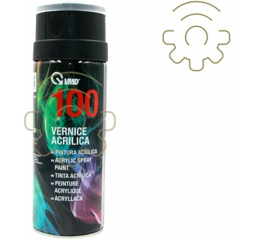 100TL bomboletta vernice acrilica spray trasparente lucido 400 ml - 