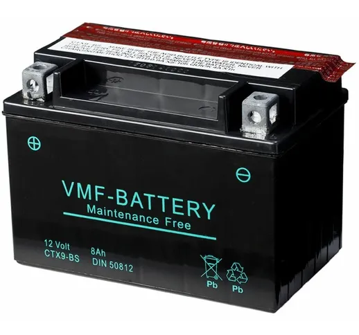 Batteria Liquifix 12 V 8 Ah MF YTX9-BS - Vmf Powersport