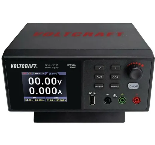 DSP-6010 Alimentatore da laboratorio regolabile 0 - 60 v 0 - 10 a 300 w usb 2.0 presa a Co...