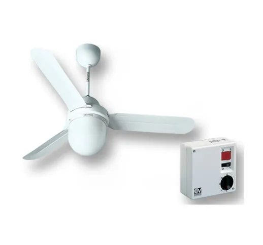 kit ventilatore soffitto nordik design is/l 90/36 bianco 61001 ev61001a - 