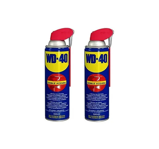 Wd-40 2 Bombolette Spray Multifunzione Da 500 Ml