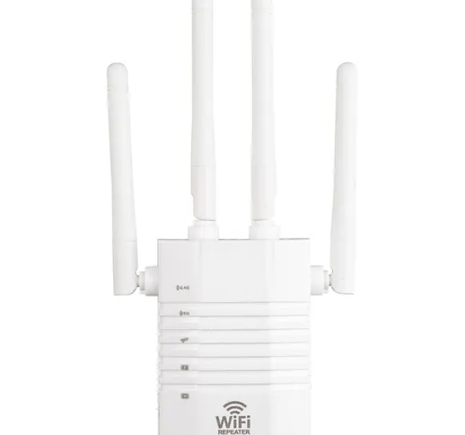 WD-R1205U Ripetitore WiFi 1200Mbps Ripetitore Wireless Ripetitore Wifi Dual Band Quattro A...