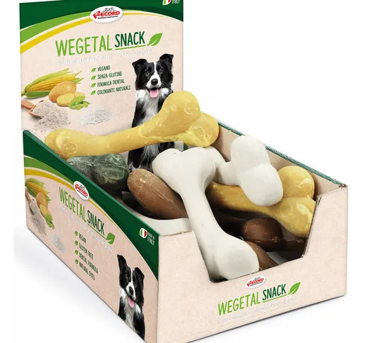 Record - Wegetal Snack per cani a base di farine vegetali: Extra Small - 230 pz