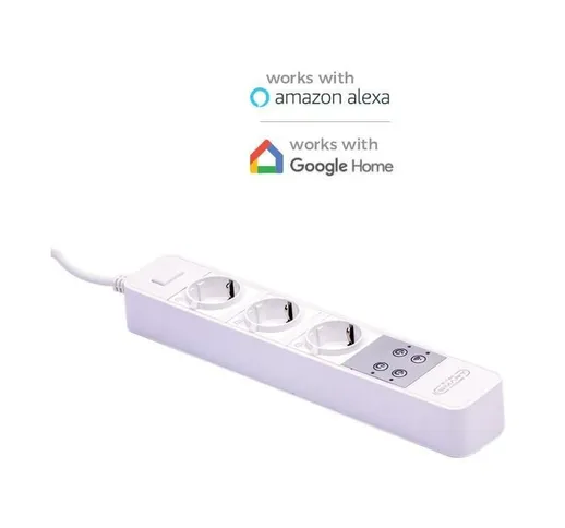 Wifi power strip amazon alexa & google home compatible