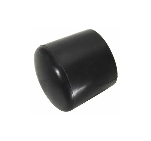 Ghiera in plastica rotonda esterna nera da 20 mm. Borsa 200 unità