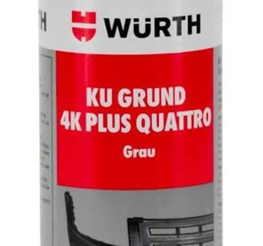 Wurth Primer Per Plastica 4K Plus Quattro Grigio 400Ml Art. 5867000503