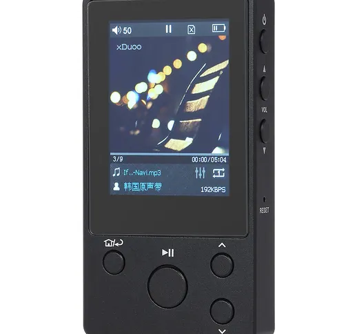 NANO D3 Lettore musicale HiFi da 8 GB Lettore audio senza perdita di dati da 2.0 pollici D...