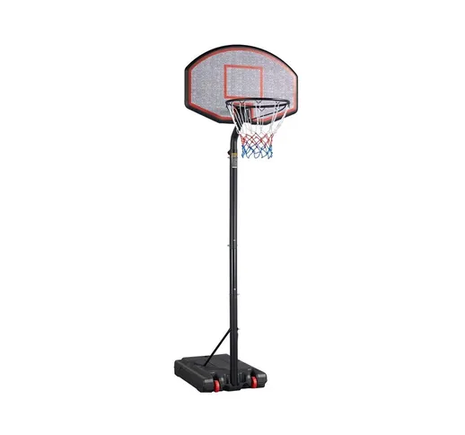 Canestro Basket Esterno Portatile Altezza Regolabile 304 – 353 cm Pallacanestro da Camera...