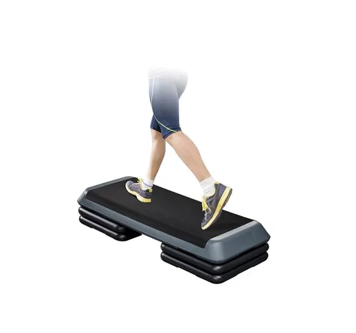 Step da Aerobica Piattaforma Step con 3 Altezze Regolabili Stepper per Fitness per Allenam...