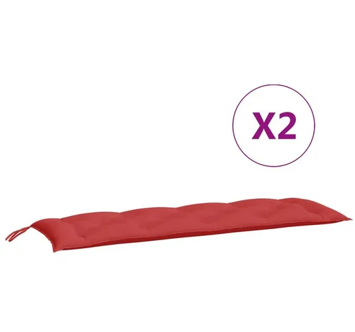 Cuscino per Dondolo Rosso 150 cm in Tessuto - Rosso - Youthup
