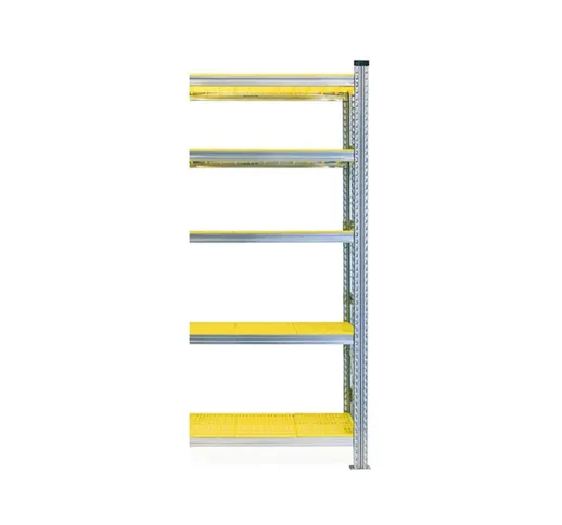 Italfrom © - z MODULO CONTINUATIVO - Scaffalatura da Magazzino Zincata Ripiano in PVC H 25...