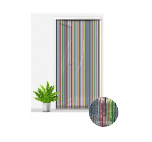 Zanzariera Kansas Color Confortex per porta - 90 x 220 cm - Multicolore - Multicolore