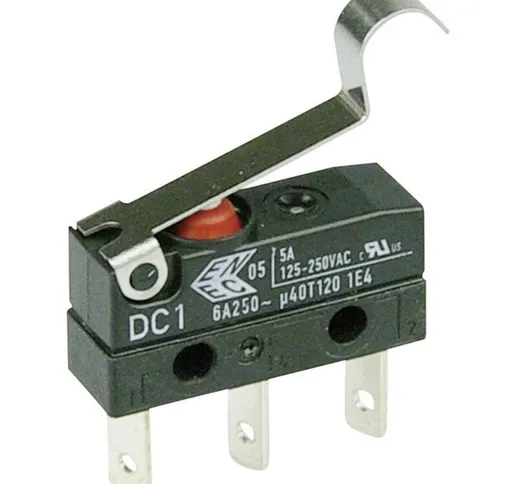  - DC1C-L1SC Microinterruttore DC1C-L1SC 250 v/ac 6 a 1 x On / (On) IP67 Momentaneo 1 pz.