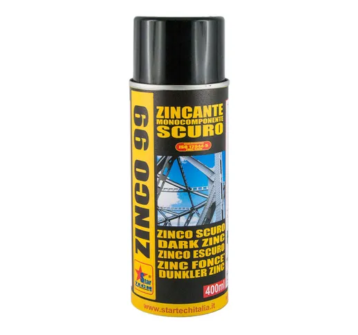 Zinc 99 bomboletta 400 ml vernice zinco scuro spray zincante monocomponente