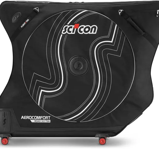  AeroComfort 3.0 TSA Bike Travel Bag, Black/White