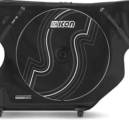  AeroComfort 3.0 TSA Bike Travel Bag, Black/White