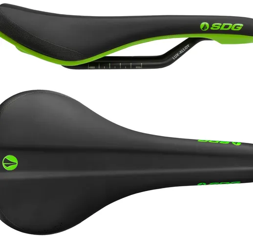  Bel Air 3.0 Lux-Alloy Bike Saddle, Black/Green