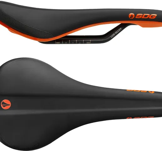  Bel Air 3.0 Lux-Alloy Bike Saddle, Black/Orange