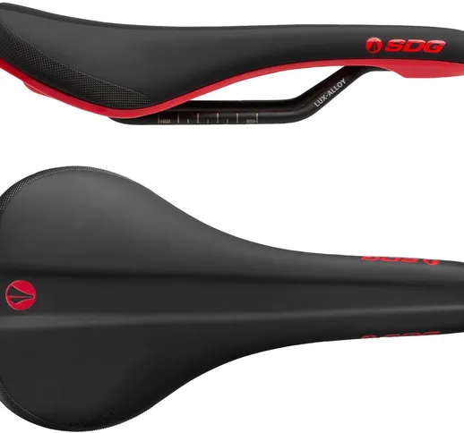  Bel Air 3.0 Lux-Alloy Bike Saddle, Black/Red
