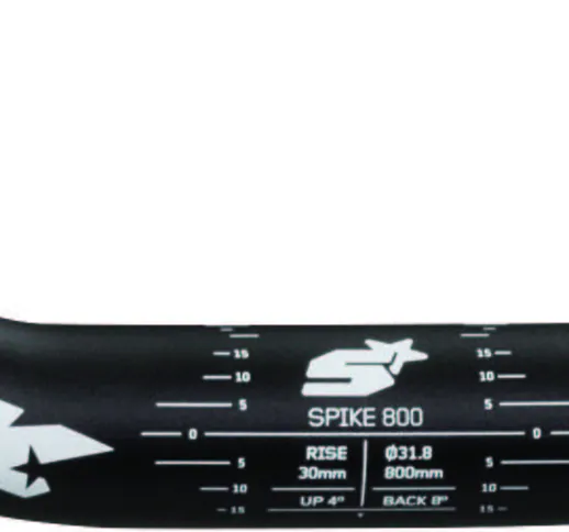  Spike 800 Race Riser Bar, Black