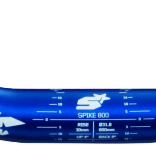  Spike 800 Race Riser Bar, Blue