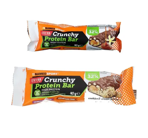 NAMEDSPORT® Crunchy Protein Bar Cookies & Cream + NAMEDSPORT® Crunchy Protein Bar Caramel...