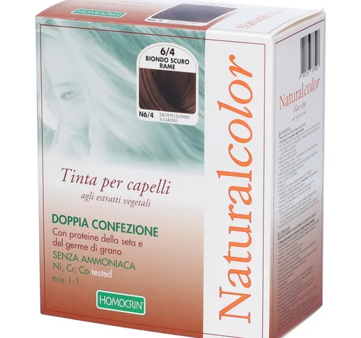 Naturalcolor Tinta per Capelli agli Estratti Vegetali 6/4 Biondo Scuro Rame