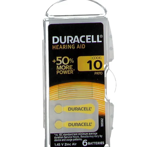 Duracell® Batterie per Apparecchi Acustici - 10