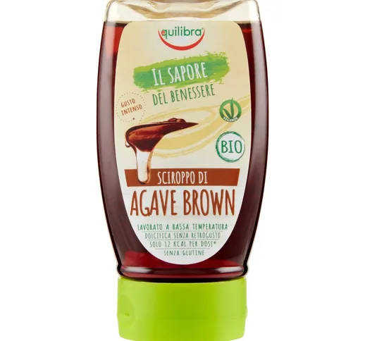 Equilibra® Sciroppo di Agave Brown Biologico