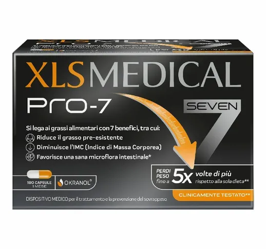 XLS Medical Pro 7 Nudge, 180 Capsule