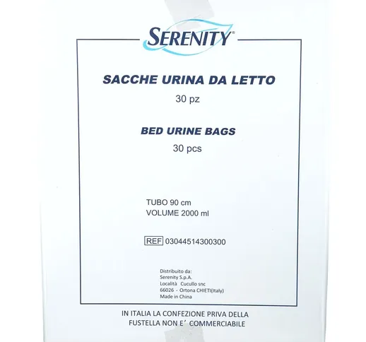 Serenity® Sacche Urina Da Letto 90 cm