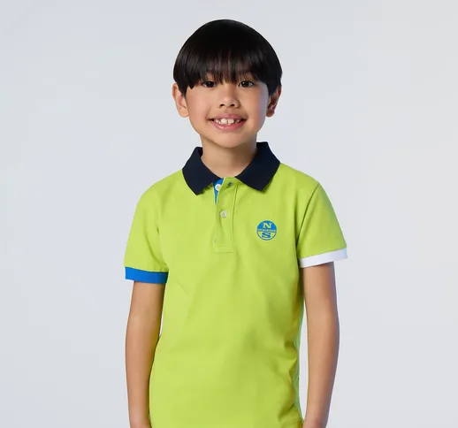 Polo in cotone organico |  - Lime - 14