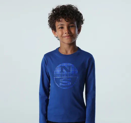 T-shirt con maxi logo |  - Ocean blue - 14