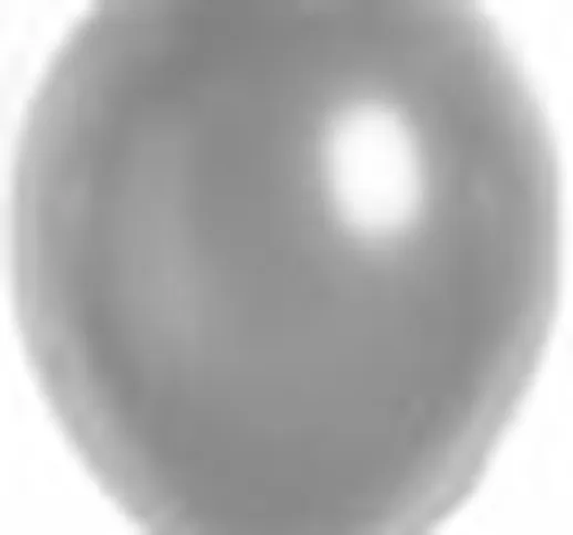100 palloncini metallizzati argentati 29 cm